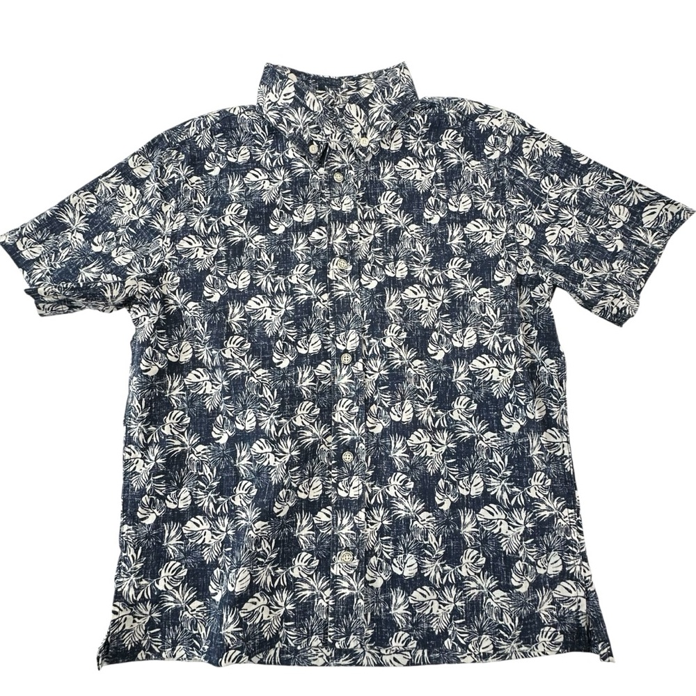 Reyn Spooner Kids Hawaiian Floral Print Casual Shirt, Large